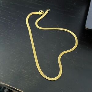 Gold-plated snake chain